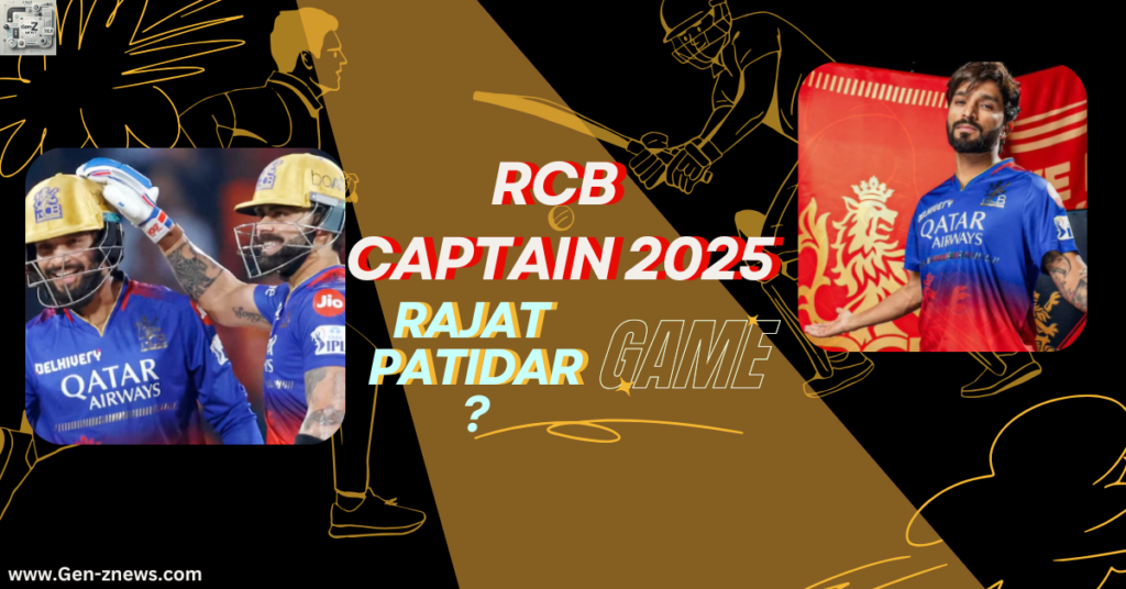 RCB Captain 2025 announcement live-Rajat Patidar’s role in IPL 2025."