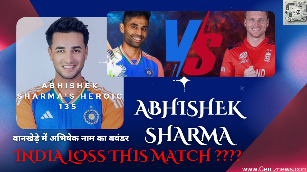 India vs England, 5th T20I: Abhishek Sharma's