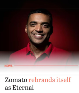  Zomato Becomes Eternal